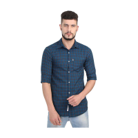 men-checkered-casual-button-down-shirt